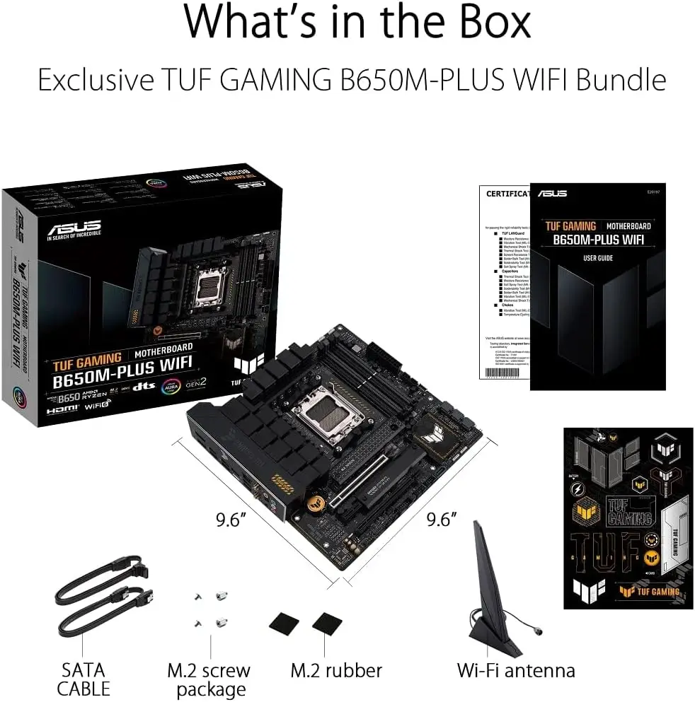 ASUS TUF GAMING B650M PLUS WIF - X870E Atx Motherboard ulasan dan harga